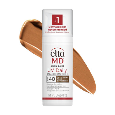 Eltamd Uv Daily Spf 40 Tinted Face Sunscreen Moisturizer, Tinted Moisturizer For Face With Spf, Great For Dry, Combination, And Normal Skin