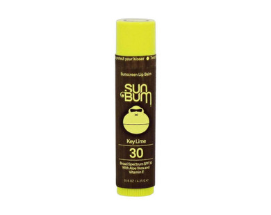 Sun Bum Spf 30 Sunscreen Lip Balm | Vegan And Cruelty Free Broad Spectrum Uva/Uvb Lip Care With Aloe And Vitamin E For Moisturized Lips | Key Lime Flavor |.15 Oz
