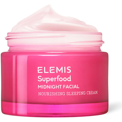 Elemis Superfood Midnight Facial, 50Ml  Prebiotic Sleeping Night Cream For Face, Nourish, Moisturize, Replenish & Revive Dry Skin, Overnight Hydrating Skincare For All Skin Types, Face Moisturizer