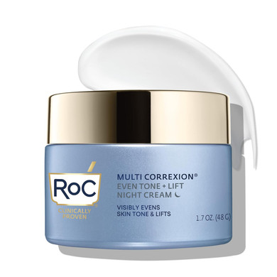 Roc Multi Correxion 5 In 1 Restoring/Anti Aging Facial Night Cream With Hexinol, 1.7 Ounces (Packaging May Vary)