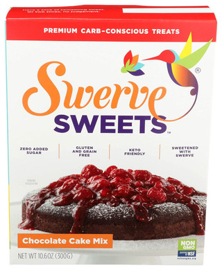 Swerve Sweets, Chocolate Cake Mix, 10.6 Ounces