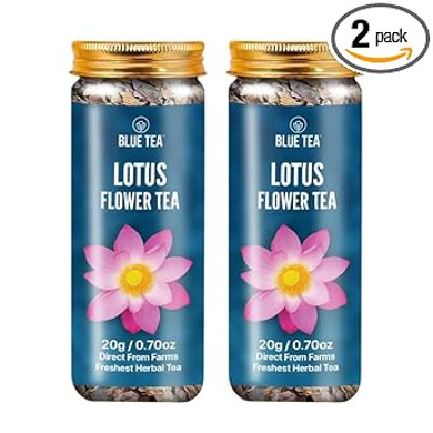 Blue Tea - Lotus Flower Tea - 1.40 Oz (Pack Of 2)