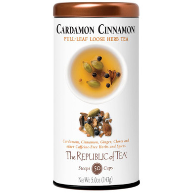 The Republic Of Tea Cardamon Cinnamon Herbal Full Leaf, 5 Oz