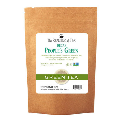 The Republic Of Tea Decaf The People'S Green Tea, 250 Tea Bags, Healthy Gourmet All-Natural Green Tea