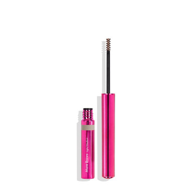 ModelCo More Brows Colored Eyebrow Gel - Perfect For Those With Thin, Sparse Brows - Innovative Brush-On Fiber Gel - Gives The Appearance Of Fuller, Thicker Brows Instantly - Light Medium - 0.12 OzLight to Medium