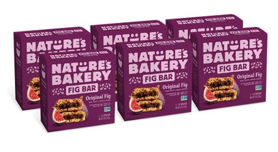 Natureã¢ÂS Bakery Whole Wheat Fig Bars, Original Fig, Real Fruit, Vegan, Non-Gmo, Snack Bar, 6 Boxes With 6 Twin Packs (36 Twin Packs)