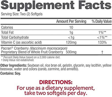 Azo Urinary Pain Relief Maximum Strength (24 Count) Fast Relief Of Uti Pain, Burning & Urgency + Cranberry Pro Softgels For Urinary Tract Health (100 Count)