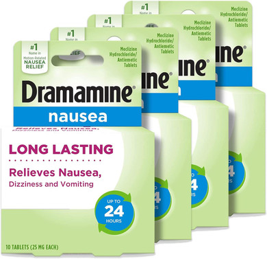 Dramamine Nausea Long Lasting, Nausea Relief, 20 Count