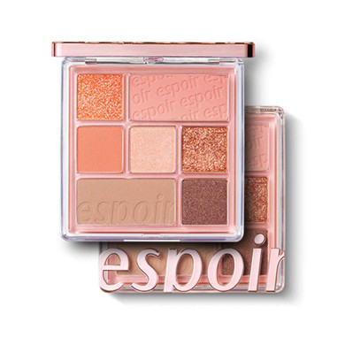 Espoir Real Eye Palette #2 Rosy Feed (Lovely Pink Beam Vitality) | Multi-Use Long-Lasting Colors with Sparkling Glitter for Eyeshadow Base and Cheeks Makeup2 Rosy Feed