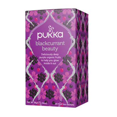 Pukka Blackcurrant Beauty Fruit Tea 20 Sachets