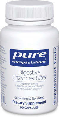Pure Encapsulations Digestive Enzymes Ultra - Vegetarian Digestive Enzyme Supplement To Support Protein, Carb, Fiber, And Dairy Digestion* - 180 Capsules