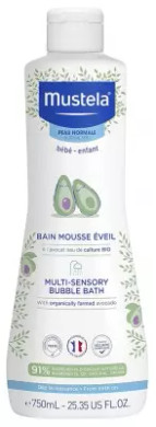 Mustela Multi-Sensory Bubble Bath With Avocado 750Ml
