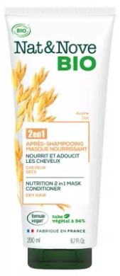 Nat&Nove Bio Oat Nutrition 2In1 Mask Conditioner 200Ml