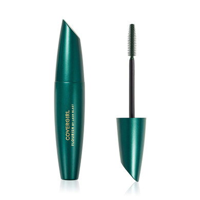 Covergirl Flourish Blast Mascara, Deep Conditioning, Very Black 800, 0.4 Ounces,Mascara, Volume Mascara, Volume & Length Mascara, Lengthening Mascara, No Clumping Or Smudgingvery Black