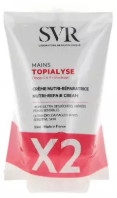Svr Topialyse Nutri-Repair Cream Hands 2 X 50Ml