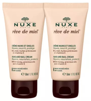 Nuxe Rãªve De Miel Hand And Nail Cream 2 X 50Ml