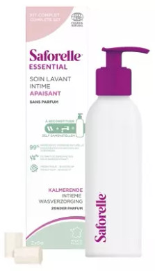 Saforelle Soin Lavant Intime Apaisant Kit Ã Reconstituer Avec 1 Flacon + 2 Bã¢Tons