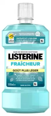Listerine Freshness Mouthwash Lighter Taste 500Ml