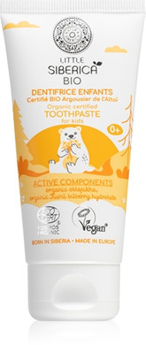 Natura Siberica Little Siberica Organic Toothpaste For Kids Altai Sea Buckthorn 60Ml