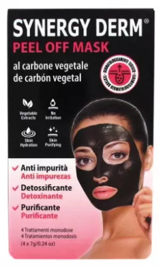 Incarose Synergy Derm Peel Off Mask With Vegetable Charcoal 4 X 7G