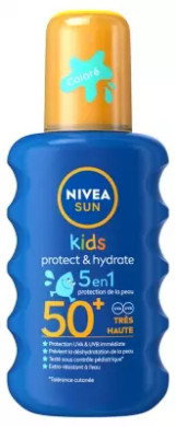 Nivea Sun Protect & Hydrate Kids Color Spray Spf50+ 200 Ml