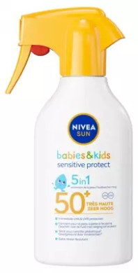 Nivea Sun Sensitive Protect Babies & Kids Spray Spf50+ 270 Ml