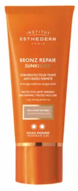 Institut Esthederm Bronz Repair Tinted Protective Anti-Wrinkle And Firming Face Care Moderate Sun 50Ml