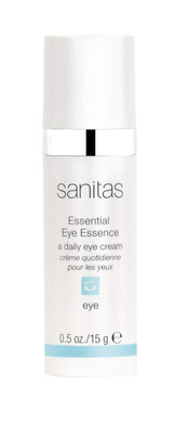 Sanitas Skincare Essential Eye Essence, Hydrating And Nourishing Eye Cream, Ceramides, Peptides, 0.5 Ounce