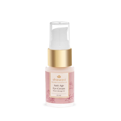 Shankara Anti-Age Eye Cream For Women And Men With Roses, Cucumber, Eye Bright, Hazelnut, And Jojoba Oil  Perfect Hydrating Eye Cream For Reducing Wrinkles And Dark Circles. (15Ml/1 Bottle)