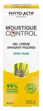 Phyto-Actif Moustique Control Gel Crã¨Me Apaisant Piqã»Res Bio 40 Ml