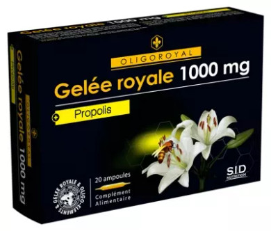 S.I.D Nutrition Oligoroyal Royal Jelly 1000 Mg + Propolis 20 Vials