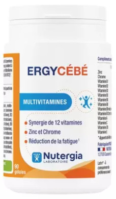 Nutergia Ergycã©Bã© 90 Capsules