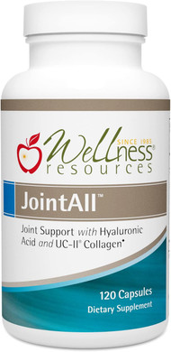 Wellness Resources Jointall - Joint Support Supplement With Natural Hyaluronic Acid, Uc-Ii Collagen, Glucosamine, Chondroitin For Joint Strength And Comfort (120 Capsules) 