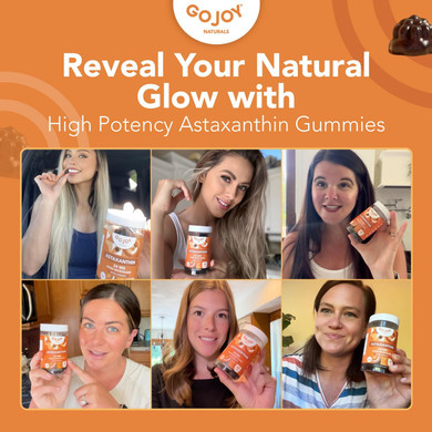 Chewable Astaxanthin Gummies - Natural Astaxanthin 24Mg Antioxidant Supplement - Vegan, Non-Gmo, Sugar-Free, Gluten-Free, Soy-Fee, 3Rd Party Lab Tested - 2 Month Supply (60 Gummies)