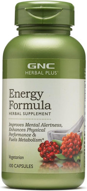 Gnc Herbal Plus Energy Formula (100 Capsules)