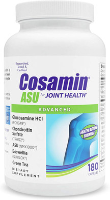 Nutramax Cosaminâ® Asu Joint Health Supplement With Glucosamine, Chondroitin & Asu For MenâS & Women'S Joint Health, 180 Capsules