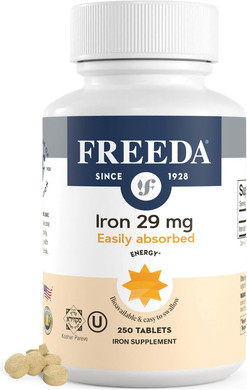 Freeda Iron Supplement - Ferrous Fumarate Iron Tablets