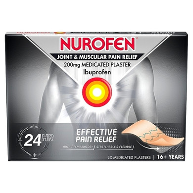 Nurofen Joint & Muscular Pain Relief Ibuprofen Plasters 2S
