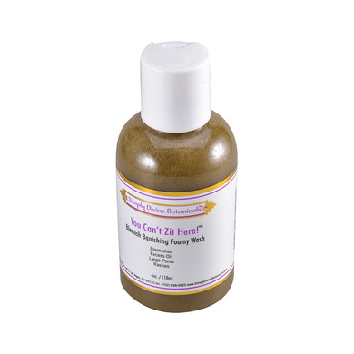 Simply Divine Botanicals You Can'T Zit Here! Blemish Banishing Foamy Wash, 4 Oz