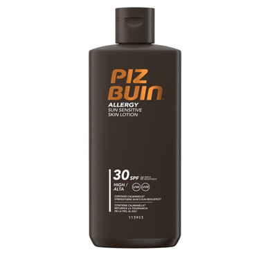 Piz Buin Allergy Sun Sensitive Skin Lotion Spf 30 High 200Ml