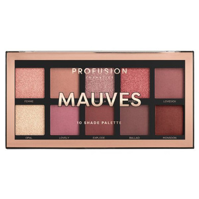 Profusion Cosmetics Mauves - 10 Shade Eyeshadow Palette