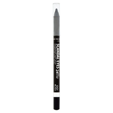 Rimmel Scandal'Eyes Waterproof Kohl Eyeliner, Black, 1.3G