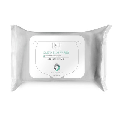 Obagi Medical On the Go Cleansing and Makeup Removing Wipes, 25 count25 Count (Pack of 1)