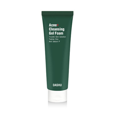 Dashu A.C Teatree Trouble Cleansing Gel Foam 4.05Fl Oz - Sensitive/Dry Skin, Non-Irritation, Deep Cleansing