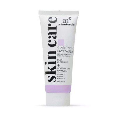 Artnaturals Clarifying Face Wash - (8 Fl Oz / 236Ml) - Deep Cleansing And Exfoliation Of Blackheads And Pimples - Infused With Cucumber And Aloe For Added Hydration