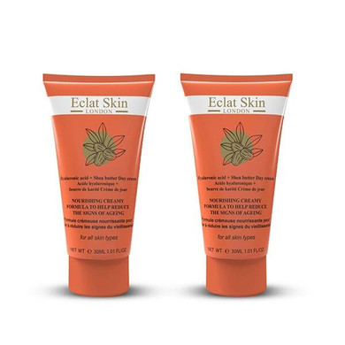 Eclat Skin London Hyaluronic Acid Shea Butter Cream 30Ml X 2