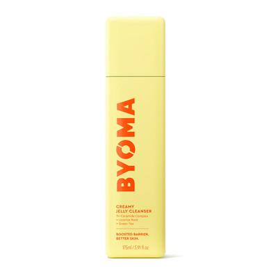 Byoma Creamy Jelly Cleanser - Hydrating Facial Cleanser For Skin Barrier Repair -Tri-Ceramide Face Wash For Sensitive Skin & All Skin Types - Gently Removes Makeup & Excess Oil - 5.91 Fl Oz