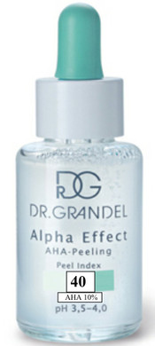 Dr. Grandel -New Alpha Effect Peel Index 40 - Refines, Balances And Rejuvenates The Skin - For Professional Use Only