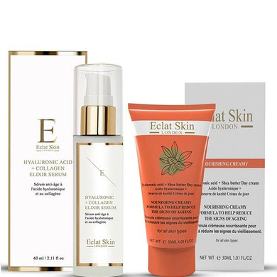 Eclat Skin London Ha & Collagen Serum + Ha Shea Butter Cream