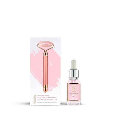 Eclat Skin London Rose Face Massager + Rose Blossom Oil 30Ml